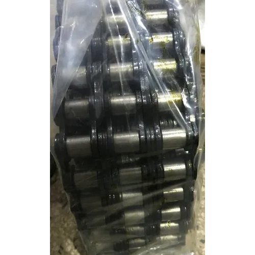 Triple Strand Roller Chain - Stainless Steel, 1 Inch X 99.8 Mm Length , Silver Color For Industrial Use