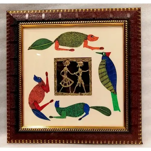 Bastar Arts Dhokra Jali Frame