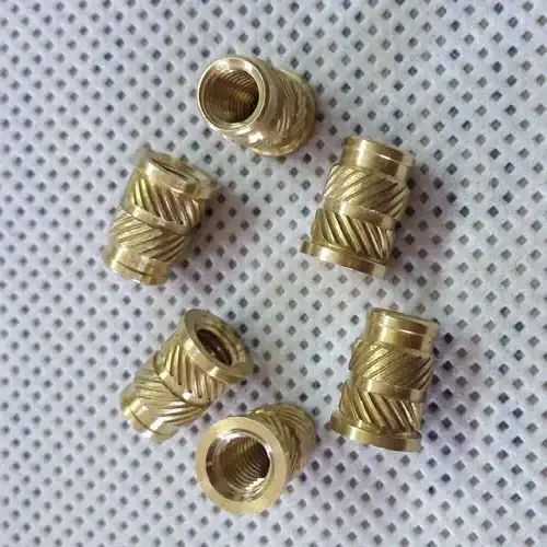 M 5 Brass left-right Knurling Insert