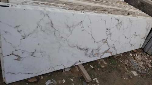 12 mm Satwariya Nano White Marble Slab