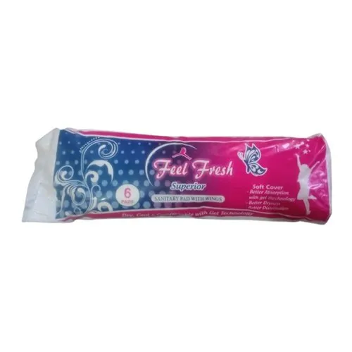 Feel Fresh Superior Cotton Sanitary Wings Pad