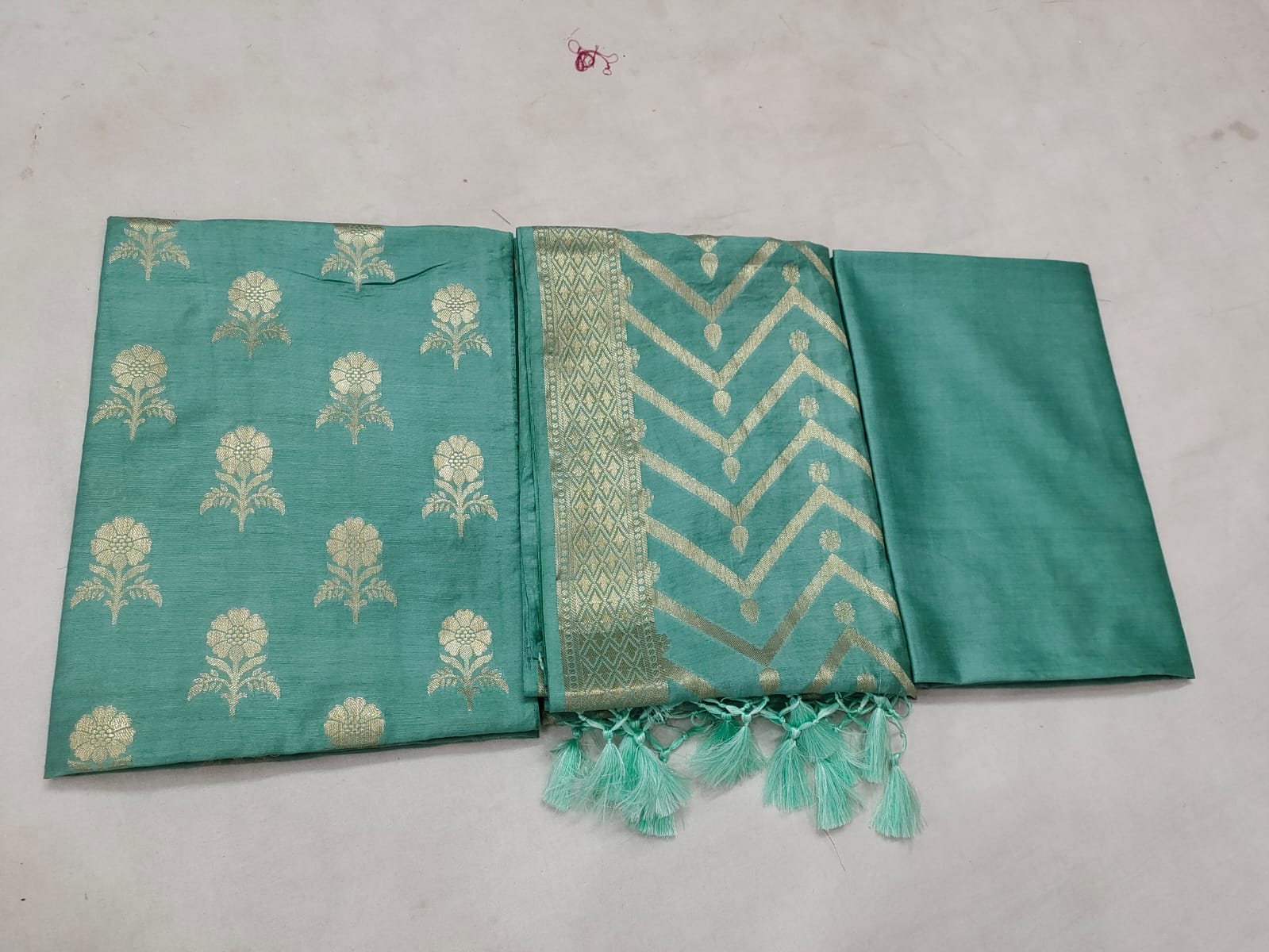 Silk Green Suit