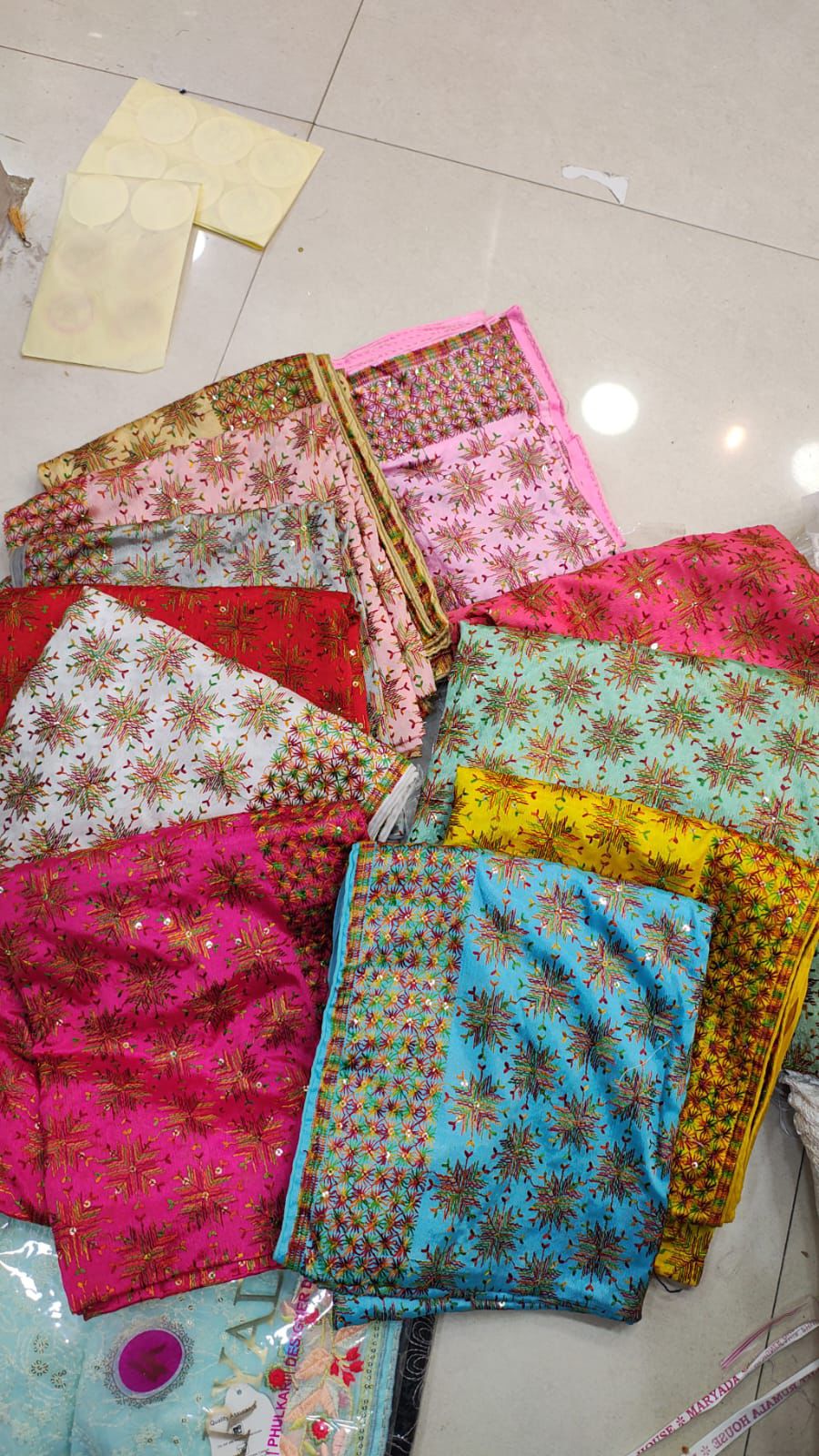 Phulakri Dupatta  Kanchan Design Chinon Base