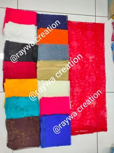 Net Embroidery Dupatta