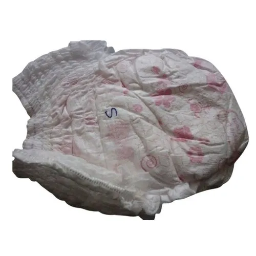 White Medium Baby Diaper