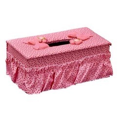 Fabric Tissue Box - High-quality Fabric, Large Capacity Design | Innovative Look, Dust-free Protection