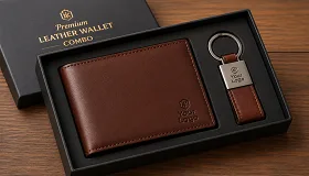 Leather Wallet Combo
