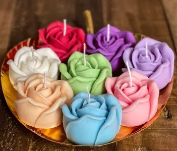 Flower candles