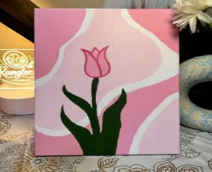 Pink Tulip Canvas Art