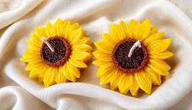 Sunflower Candle