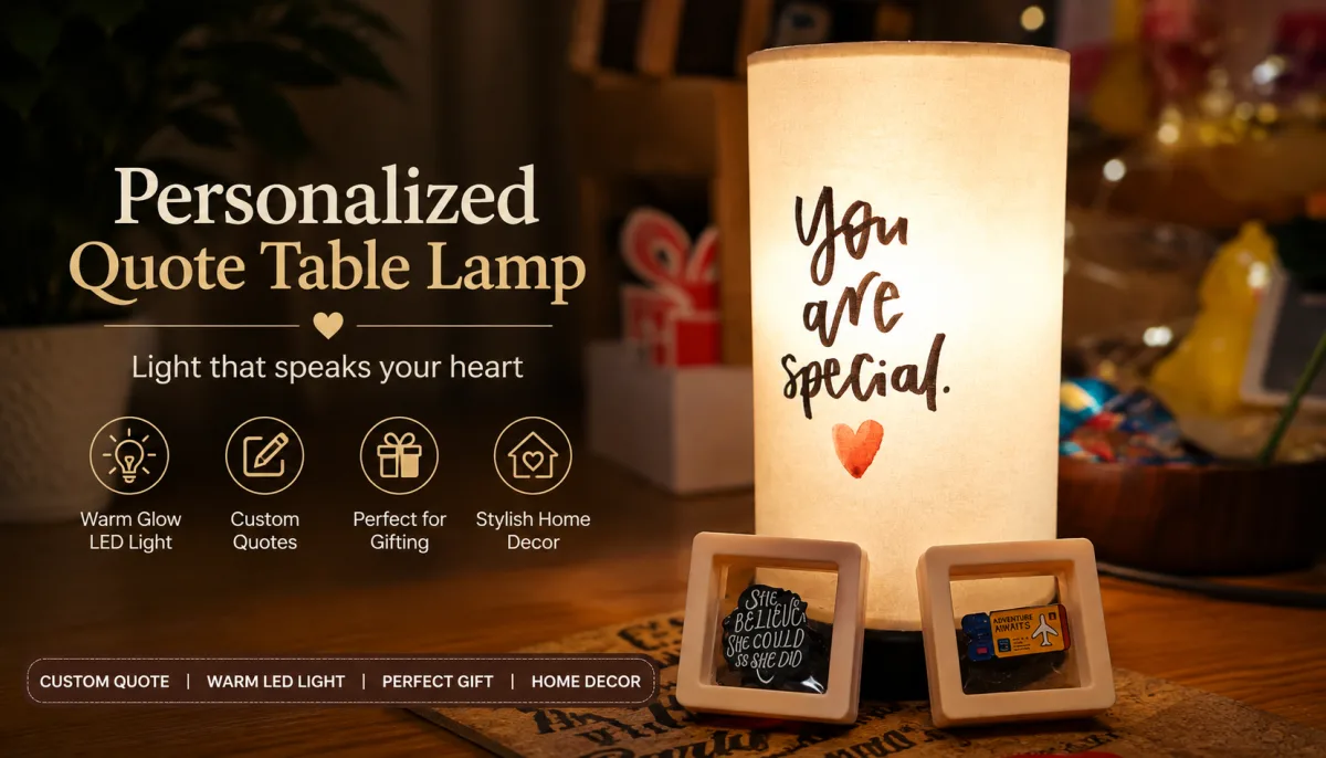 Personalized Quote Table Lamp