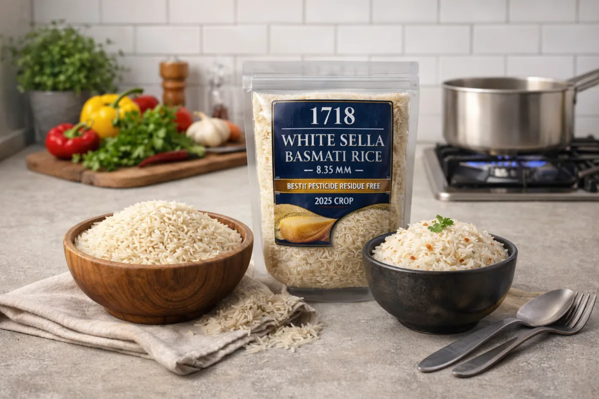 1718 White Sella Basmati Rice