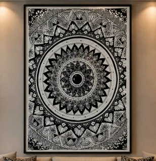 Lotus Bloom Mandala Art