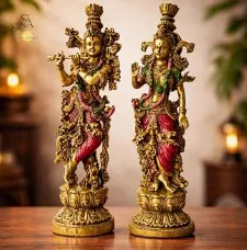 Radha Krishna Statue (SA0017)