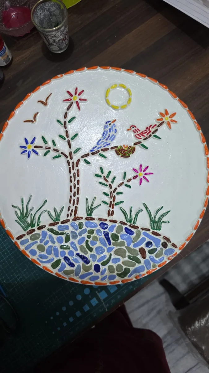 Nature and Birds Folk Art