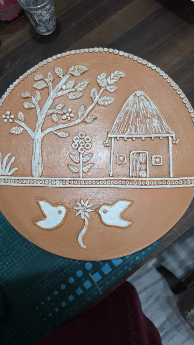 Terracotta Tribal Village Art